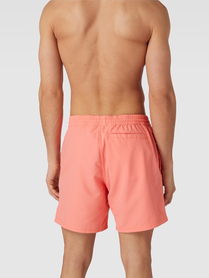 Badehose mit Motiv-Print Modell 'Original Cali 16 Shorts' in koralle