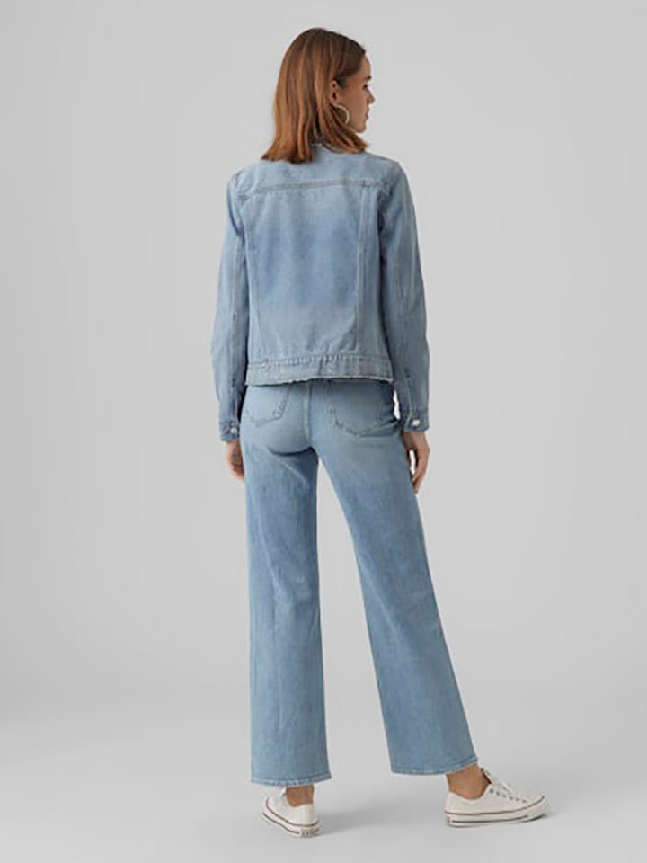 Vero Moda Jeansjacke in Hellblau günstig kaufen