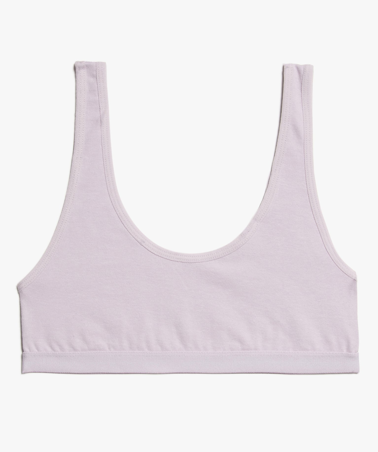 Brassière fille avec dos en dentelle violet clair | GEMO