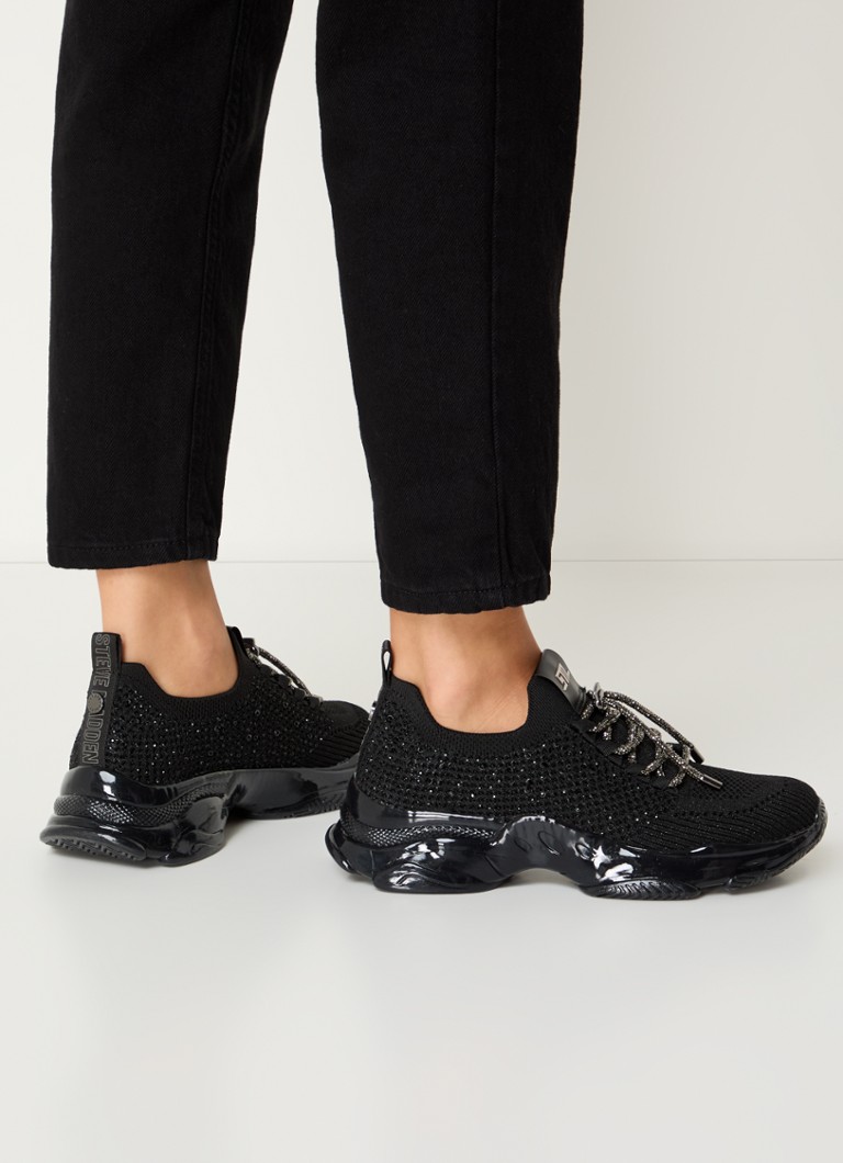 Teniși Steve Madden Meter cu față din plasă și strasuri.