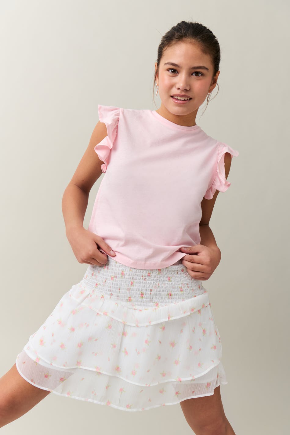 Y frill skirt