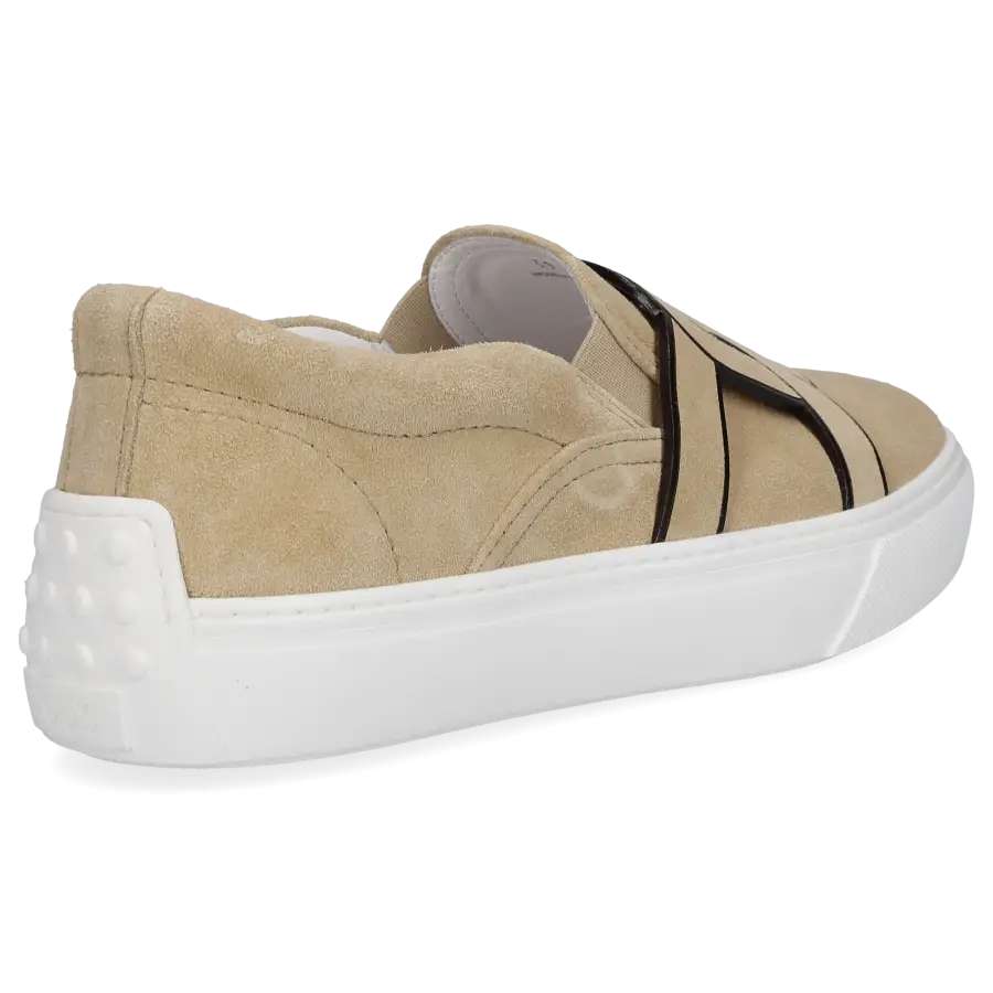 Tod's - Slip Ons KATE Veloursleder - beige