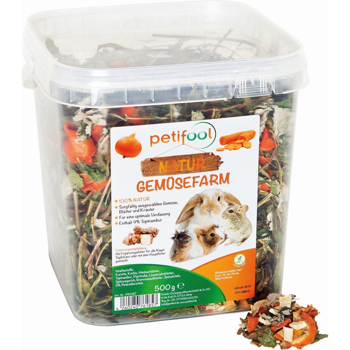 Petifool Snacks Petifool Gemüsefarm 500g