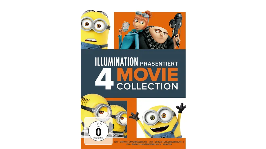Ich - Einfach unverbesserlich 1-3 & Minions [4 DVDs]