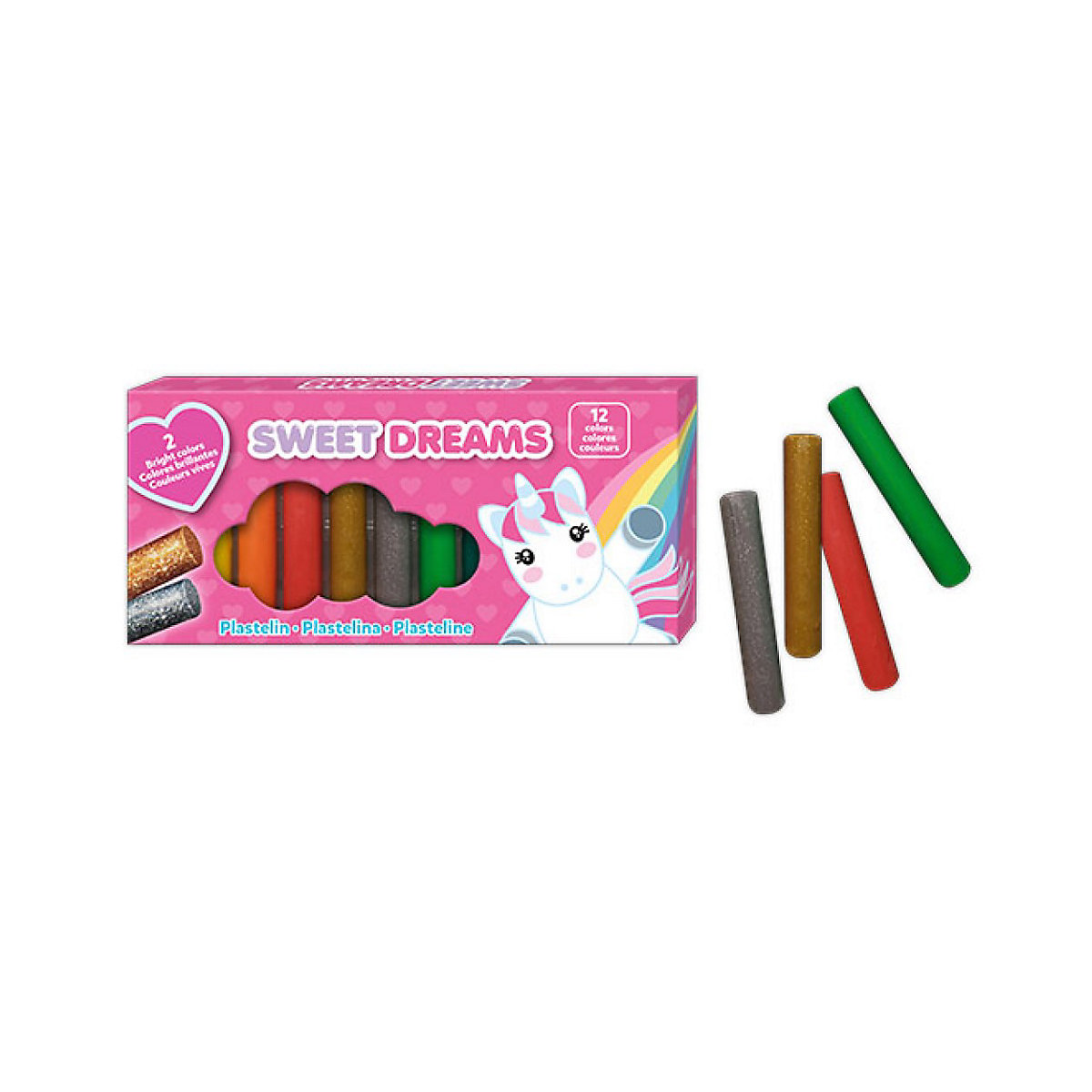 Knete Einhorn 12 Stück Sweet Dreams