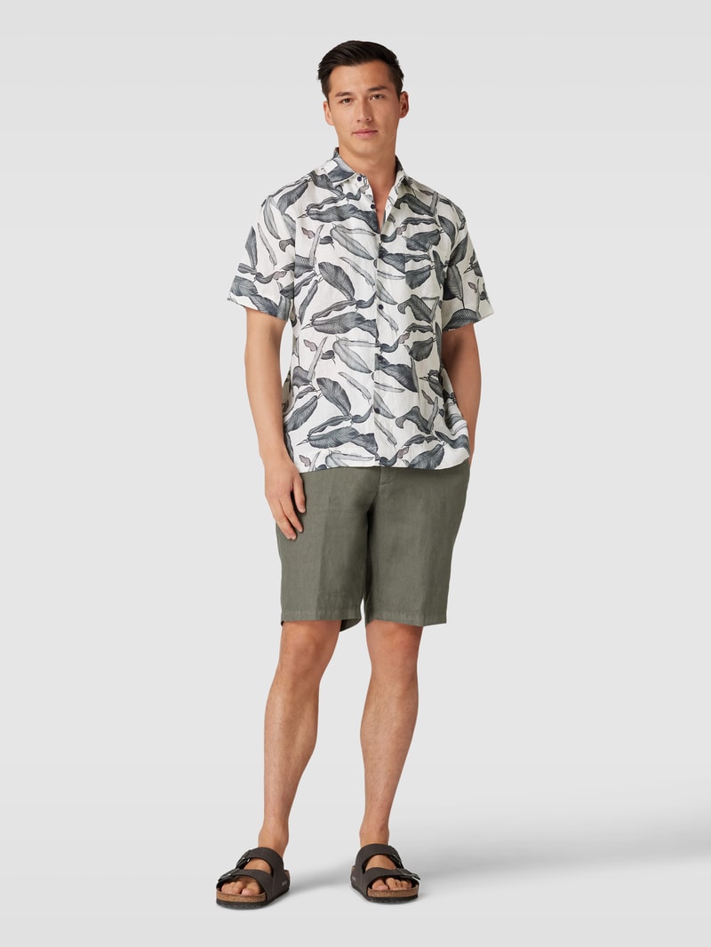 Bermudas mit elastischem Bund Modell 'BALU' in khaki