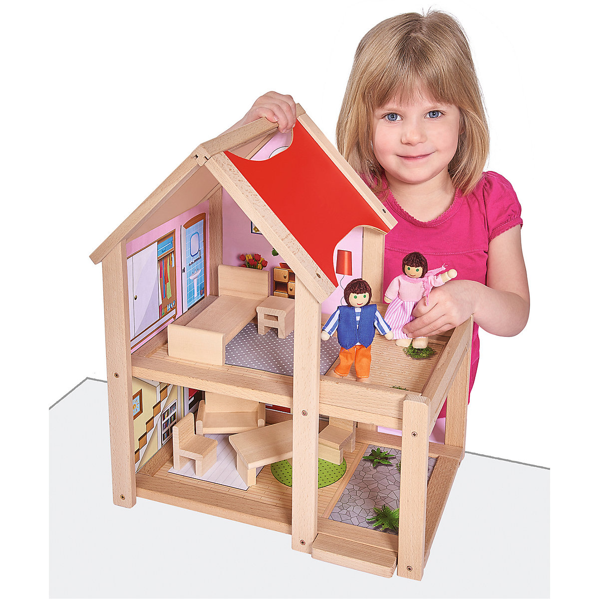 Puppenhaus aus Holz