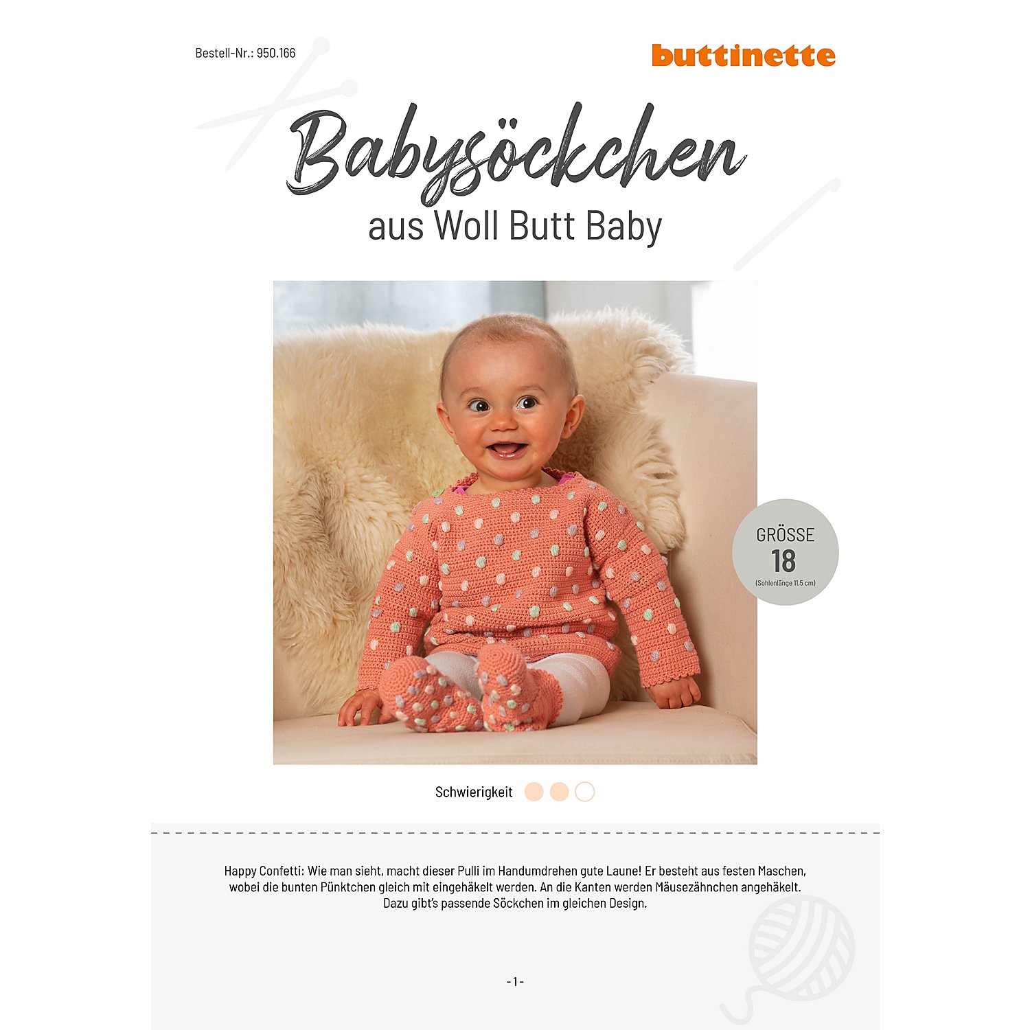 Häkelanleitung – Babysöckchen aus Woll Butt Baby