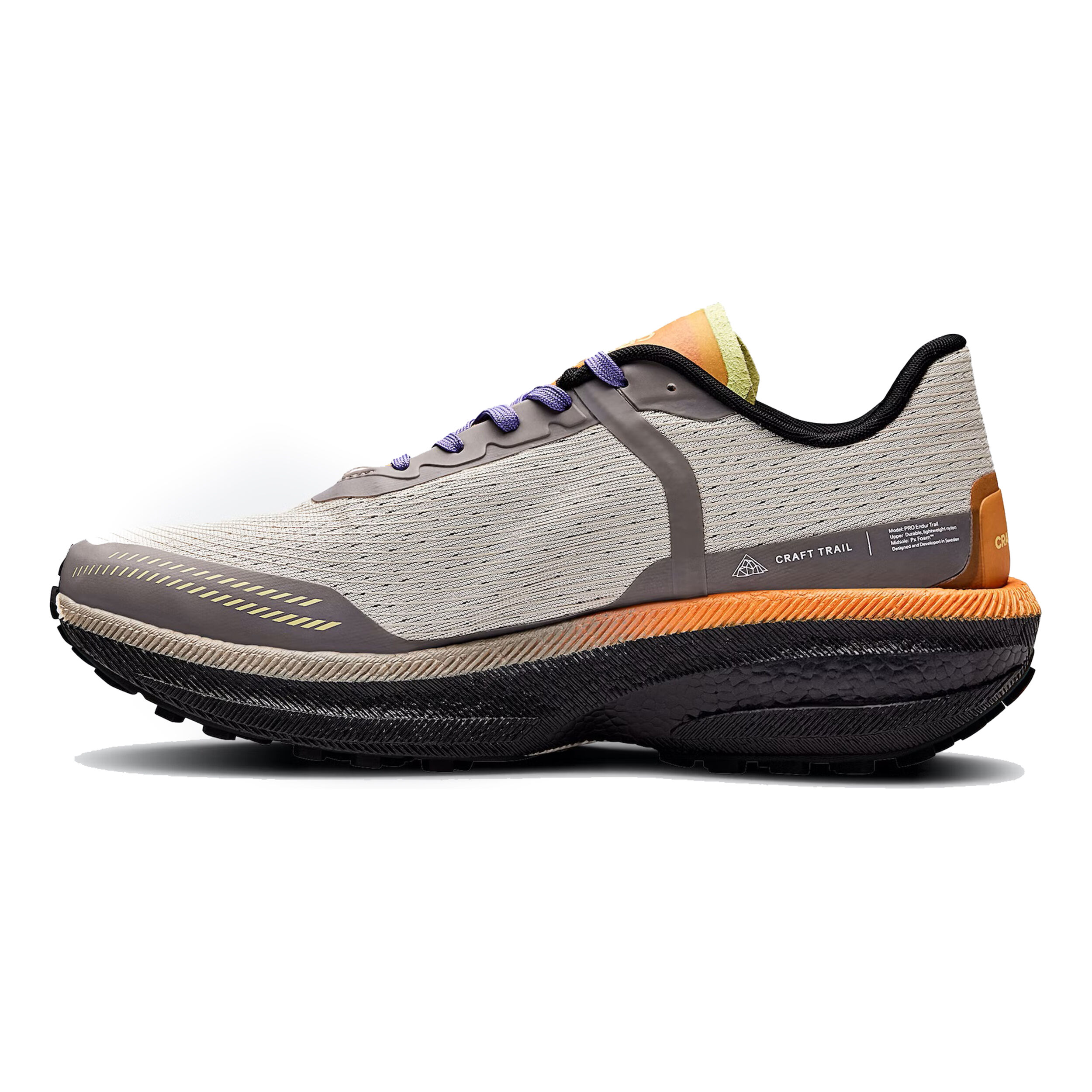Endurance Trailschuh Damen - Beige, Orange