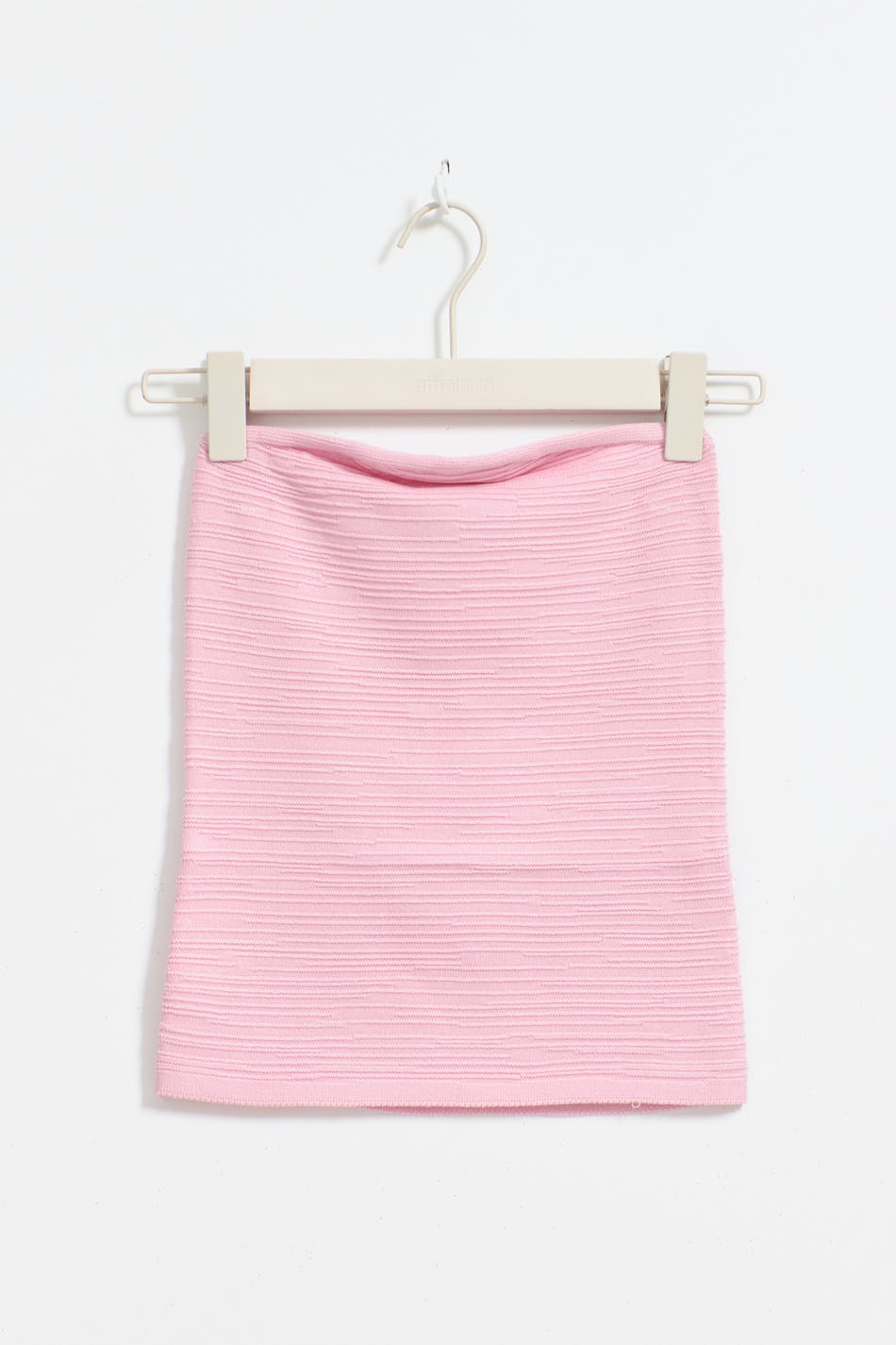 Knitted tube top