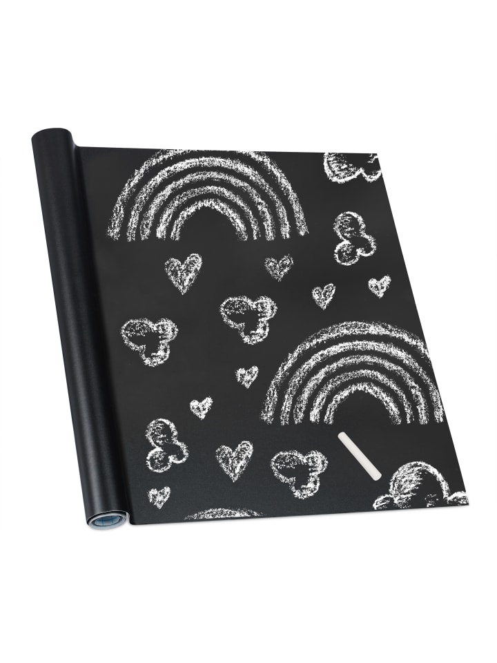 relaxdays Tafelfolie in Schwarz - (B)45 x (L)200 cm günstig kaufen onesize