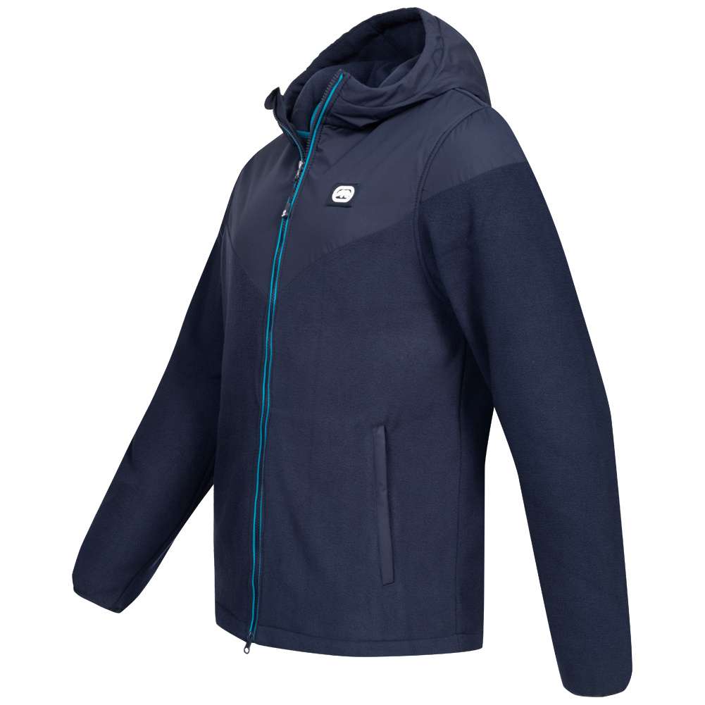 Ecko Unltd. Stroll Herren Fleecejacke mit Kapuze ESK04793 Navy