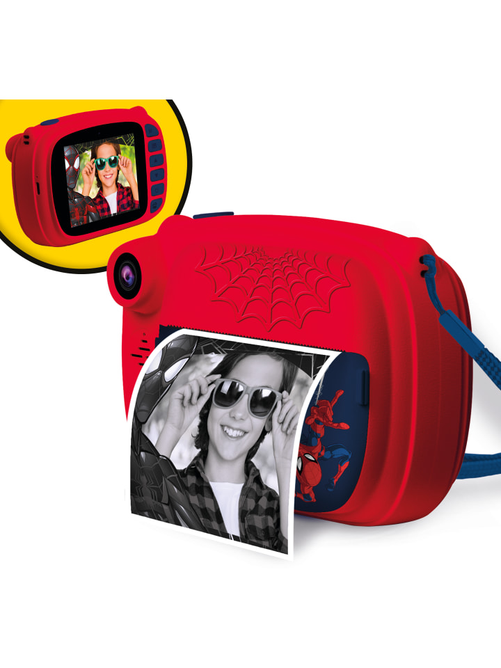 LISCIANI Marvel Spiderman Print Cam Sofortbildkamera Kamera Camera Fotos in rot günstig kaufen onesize