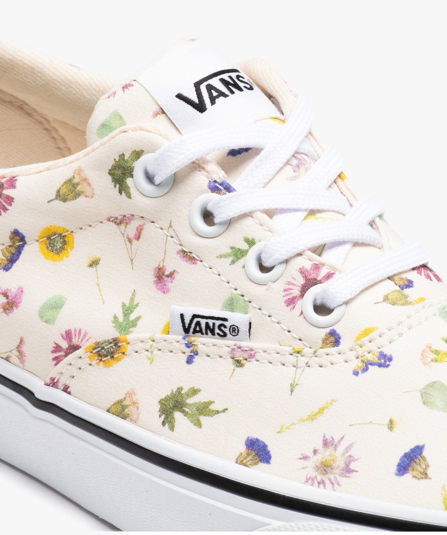 Baskets femme dessus en toile et à lacets - Vans imprime | GEMO