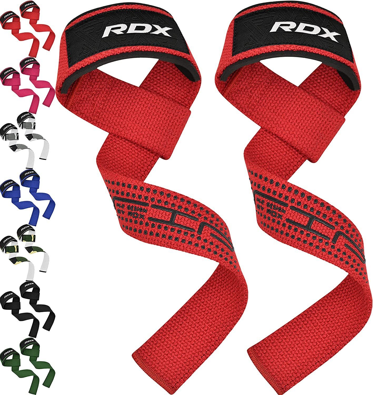 RDX Handgelenkschutz RDX Lifting Straps Strength Training, 60 cm lange professionelle