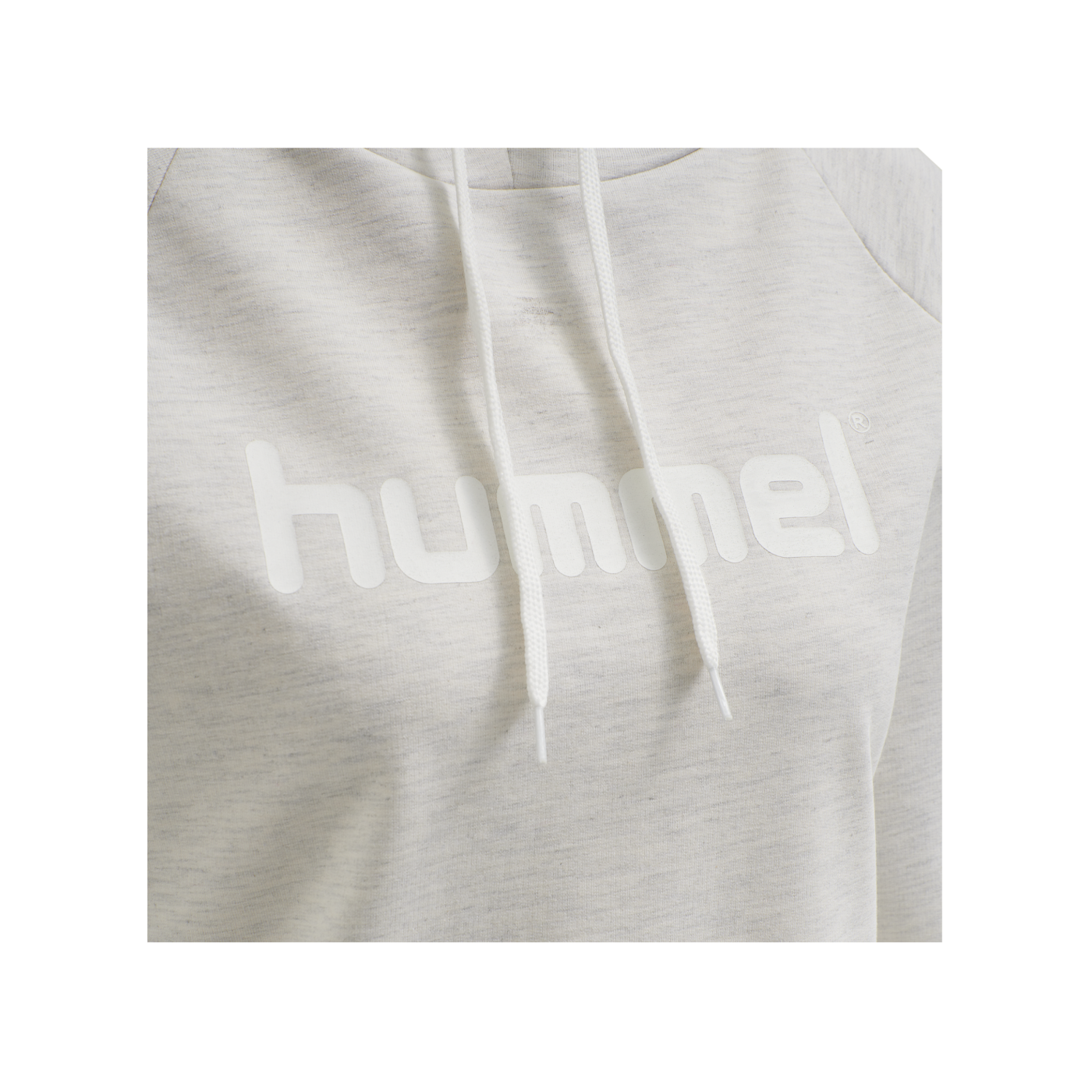 Hummel Cotton Logo Hoody Damen Weiss F9158