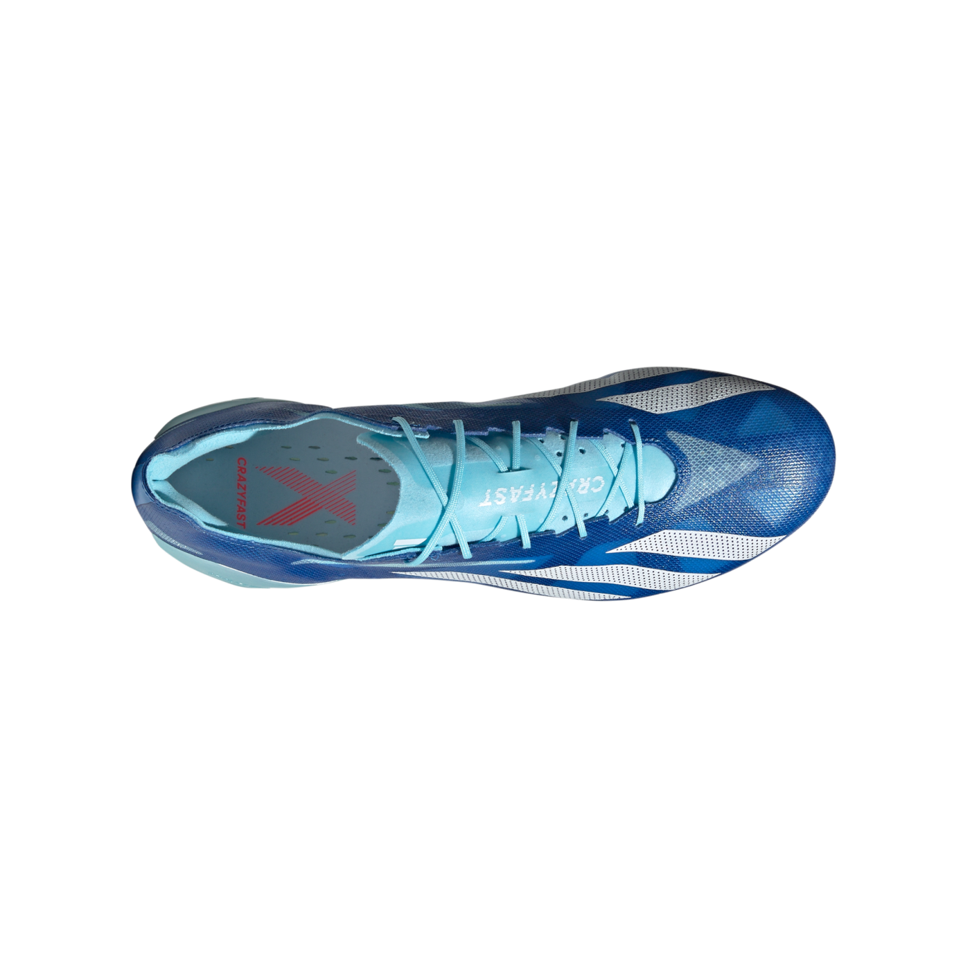 adidas X Crazyfast+ FG Blau Weiss Orange