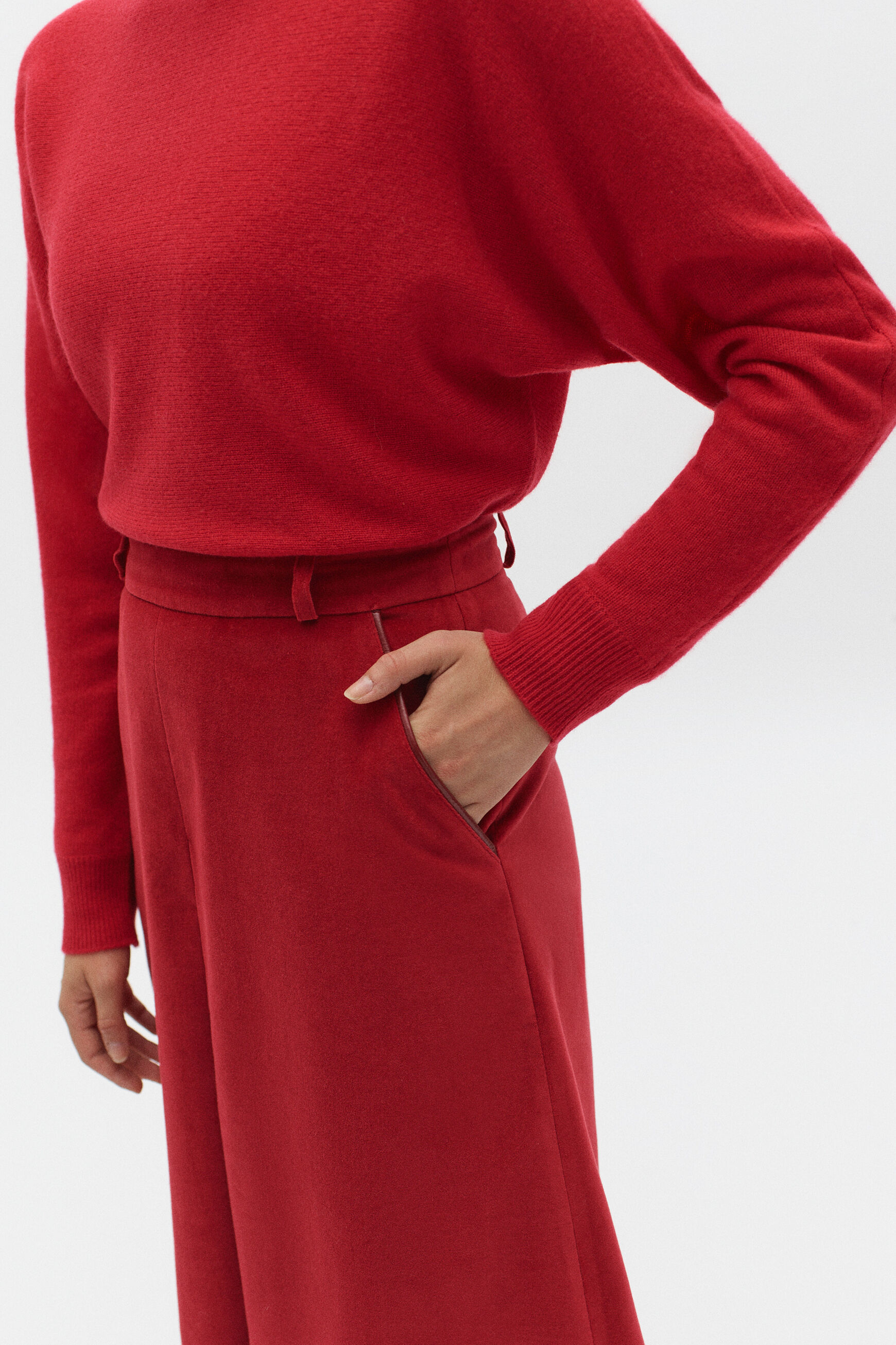 jupe sunny rouge fonce femme