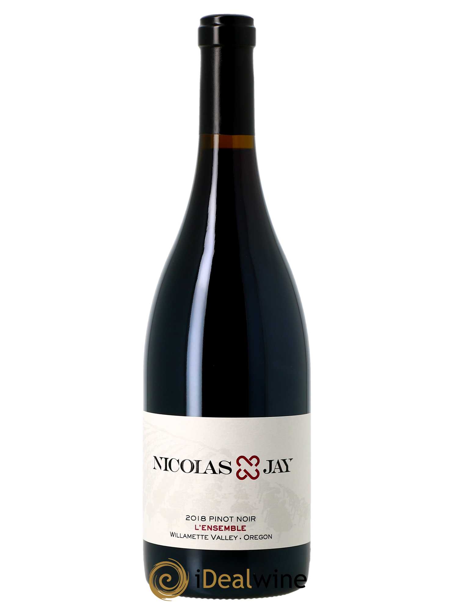 Willamette Valley L'Ensemble Pinot Noir Nicolas Jay  2018 - Lot de 1 Bouteille