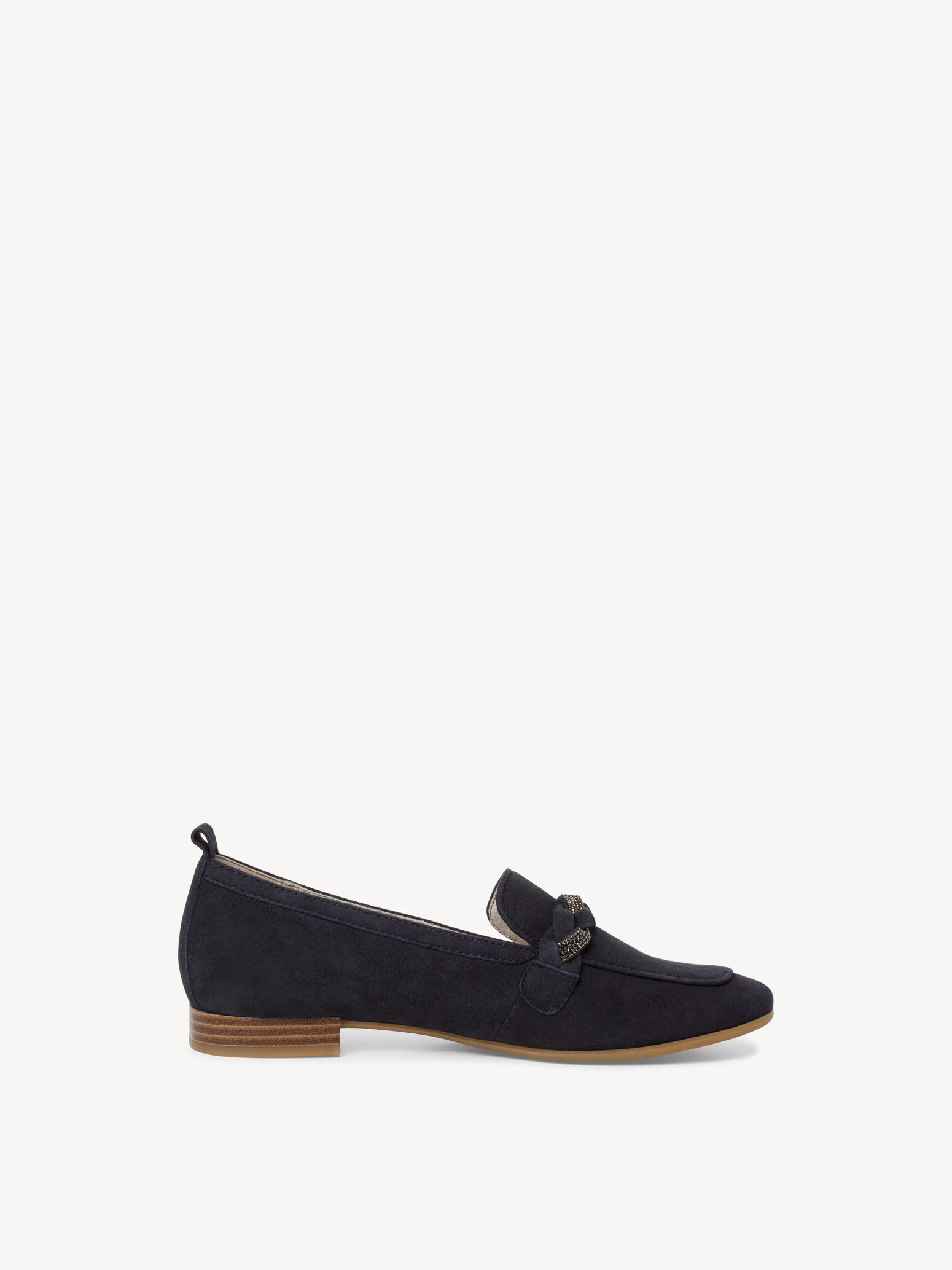Slipper en cuir - bleu