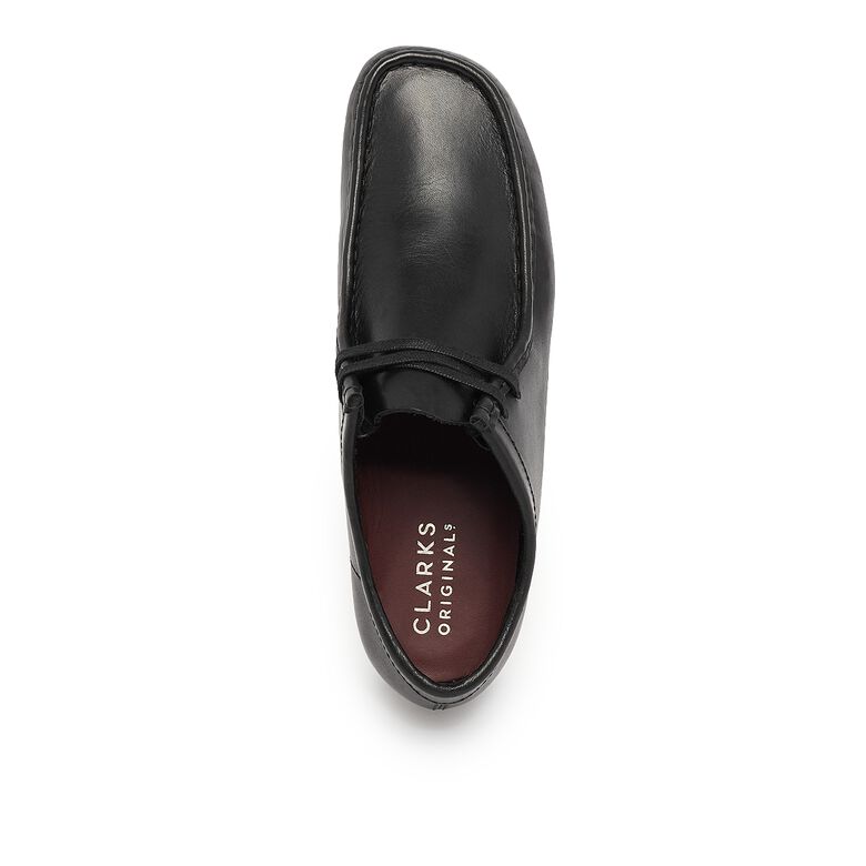 Clarks Wallabee black leather