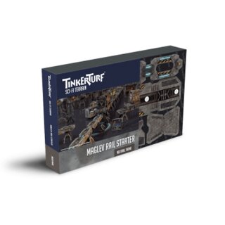 TinkerTurf Sci-Fi - MagLev Rail Starter - Neutral Theme