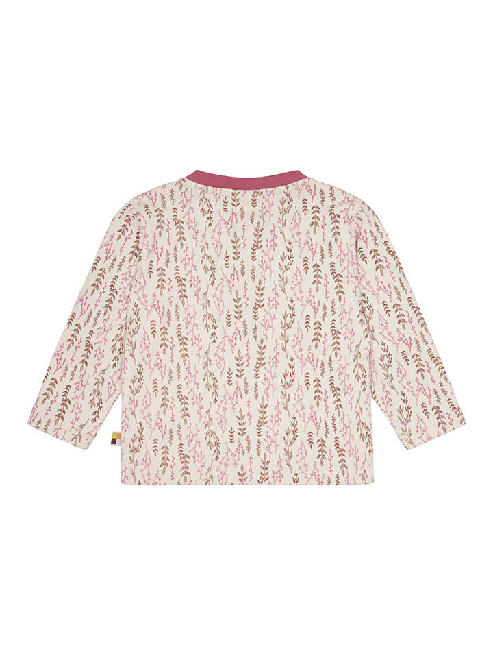loud   proud Longsleeve in Beige/ Rot günstig kaufen