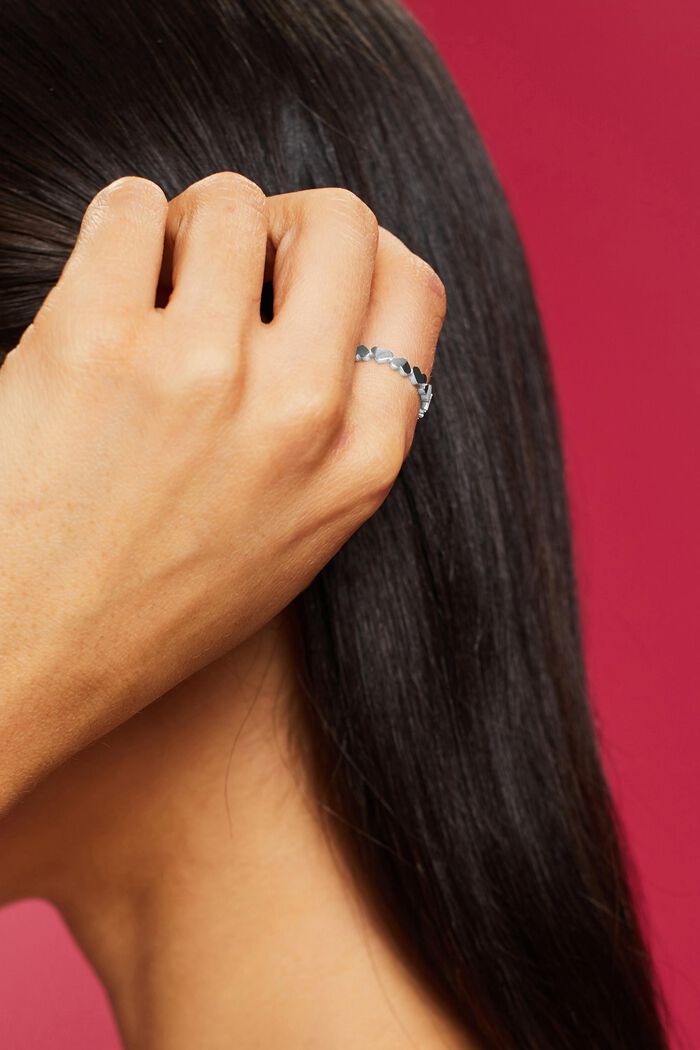 Herz-Ring aus Sterlingsilber