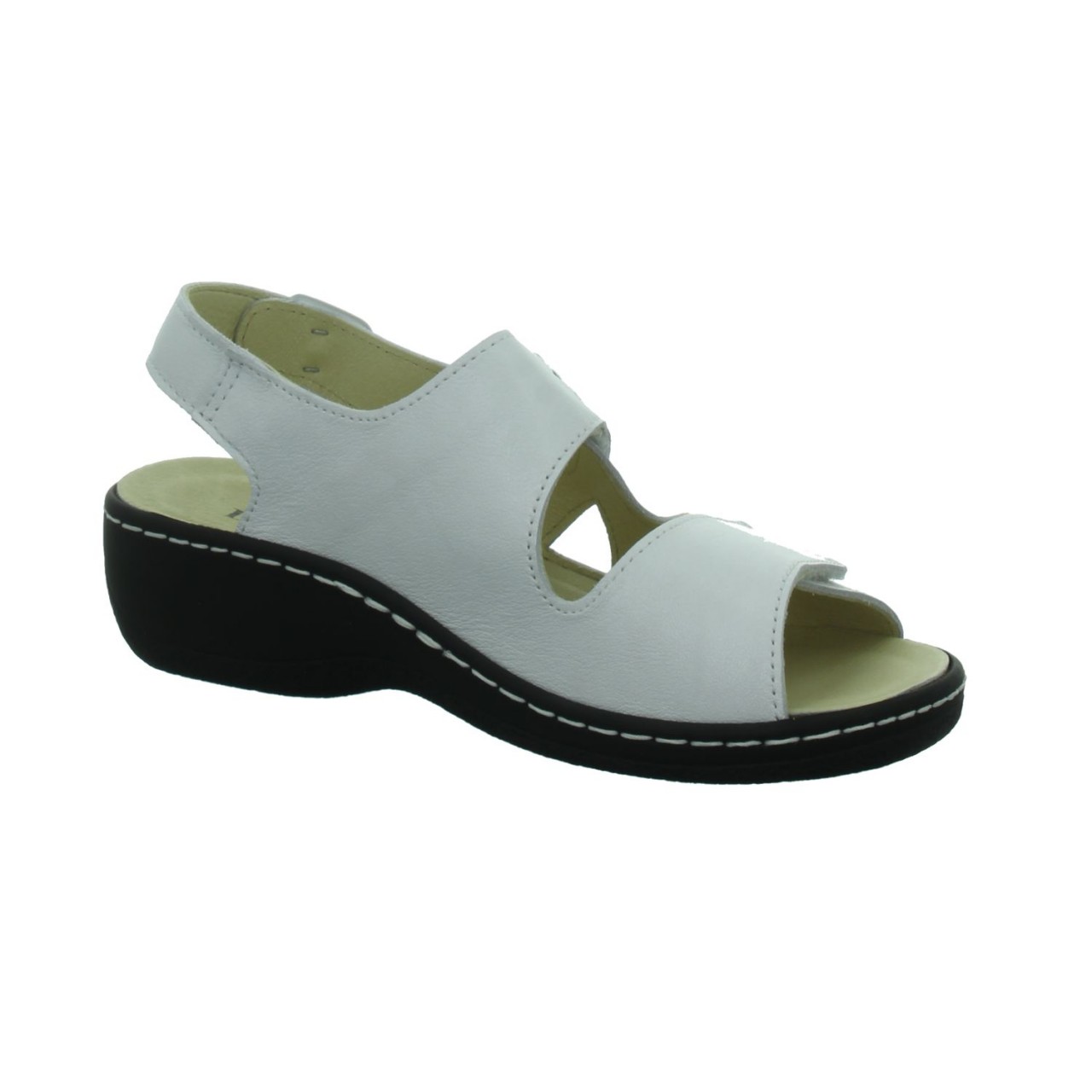 LONGO Komfort Sandalen taupe Beq-Sandl-Wörishf-30