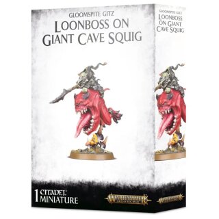 Gloomspite Gitz - Loonboss on Giant Cave Squig (89-35)