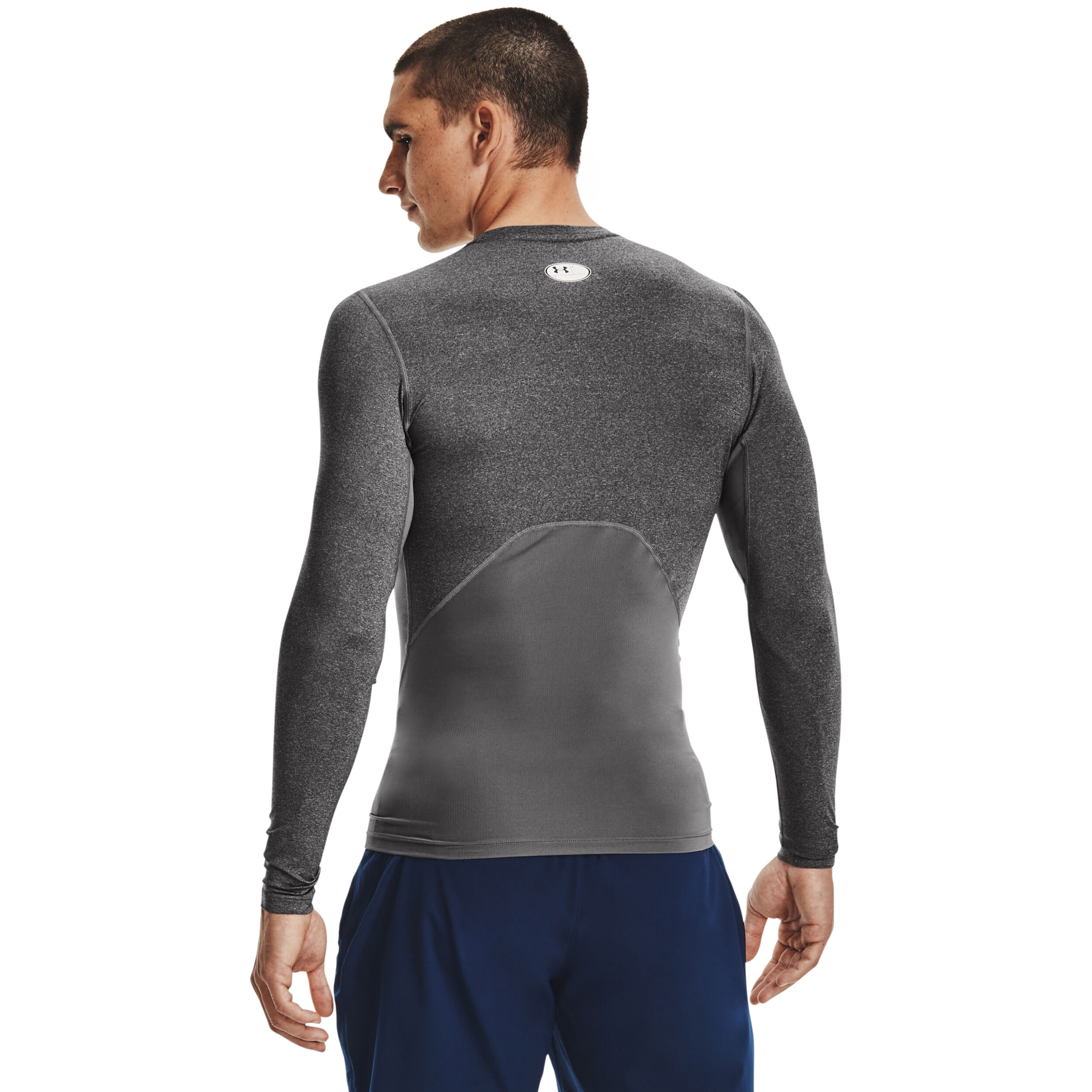 Heatgear Comp Longsleeve Herren - Anthrazit, Schwarz