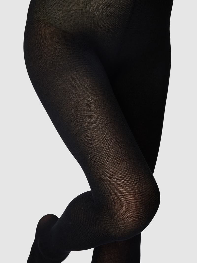 Umstands-Strumpfhose verstellbaren Trägern Modell 'JENNIE' in schwarz