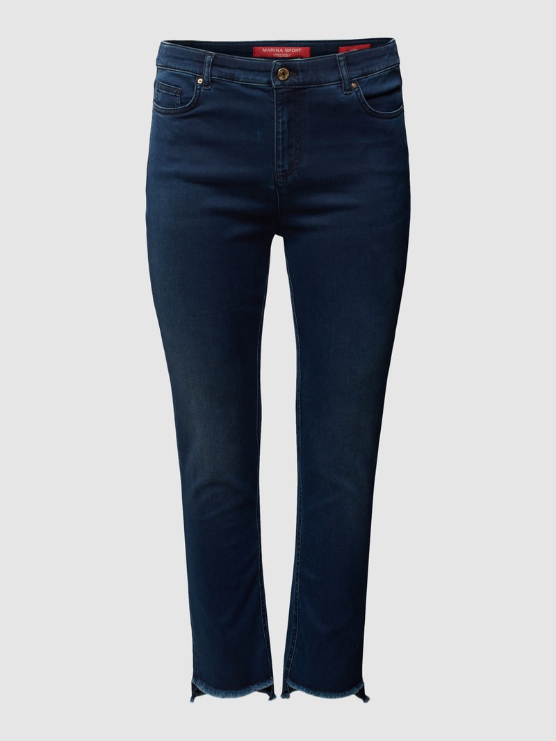 PLUS SIZE Slim Fit Jeans Modell 'ICARO' in dunkelblau