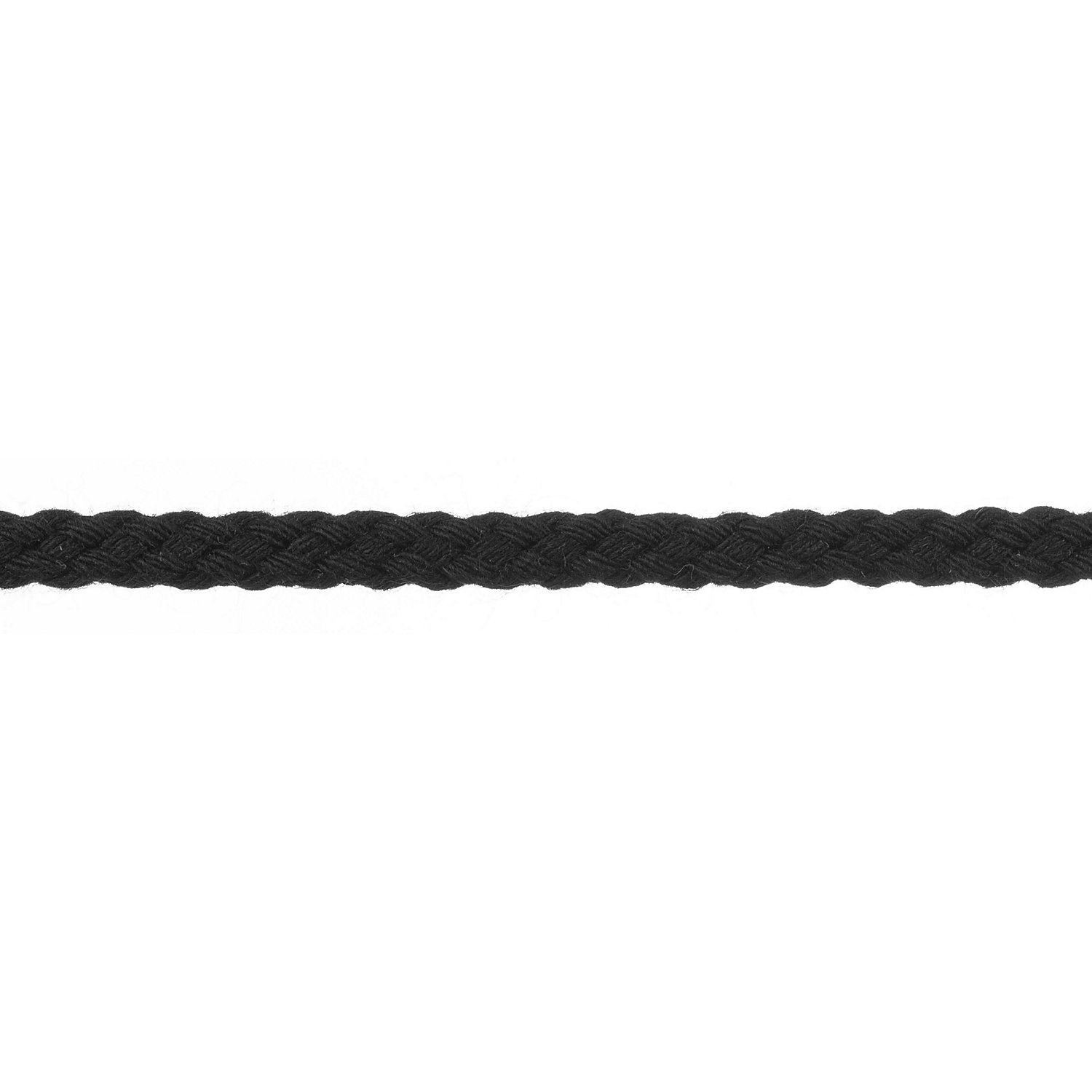 buttinette Kordel für Bekleidung, schwarz, 4 mm Ø, Länge: 4 m