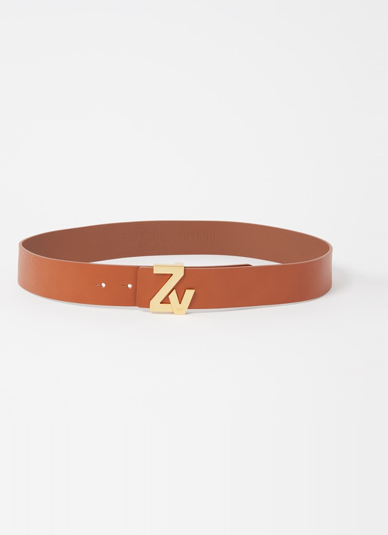 Curea din piele Zadig&Voltaire ZV cu logo