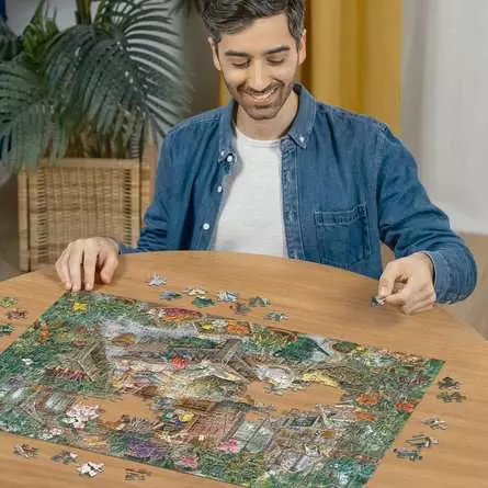 Puzzle 368 Teile - Im Gewächshaus