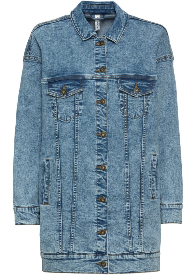Jeansjacke in Oversize