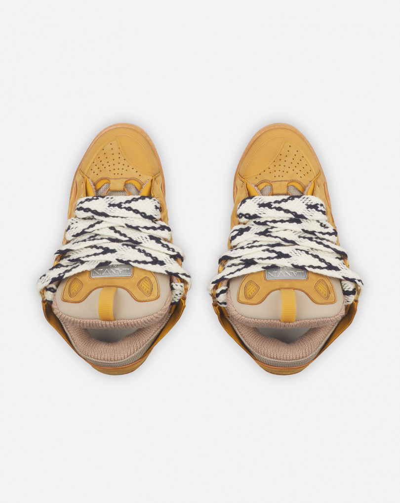SNEAKERS CURB EN CUIR