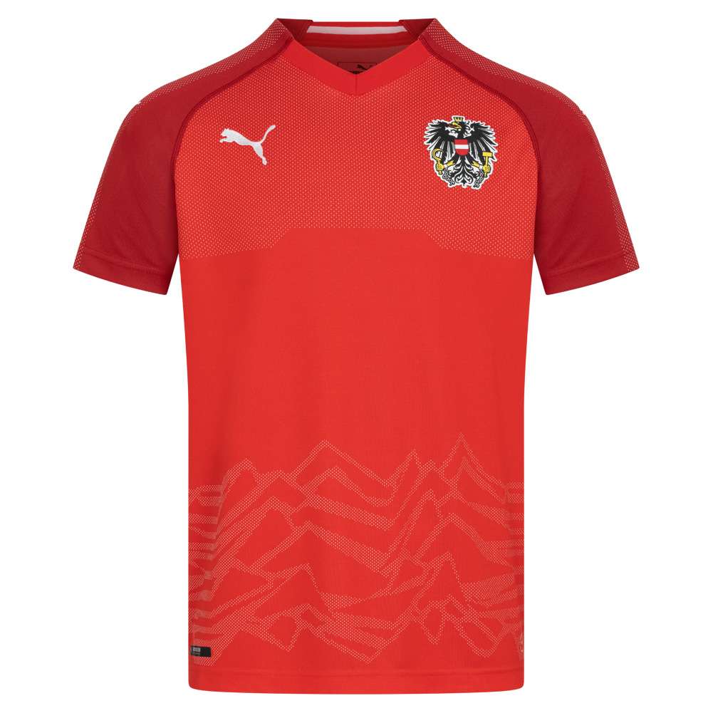 Österreich ÖFB PUMA Kinder Heim Trikot 752515-01
