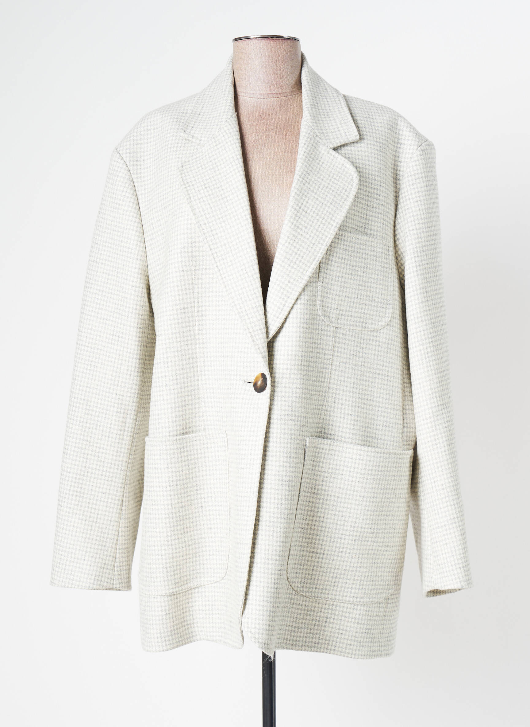 Margaux Lonnberg Manteaux Courts Femme couleur gris