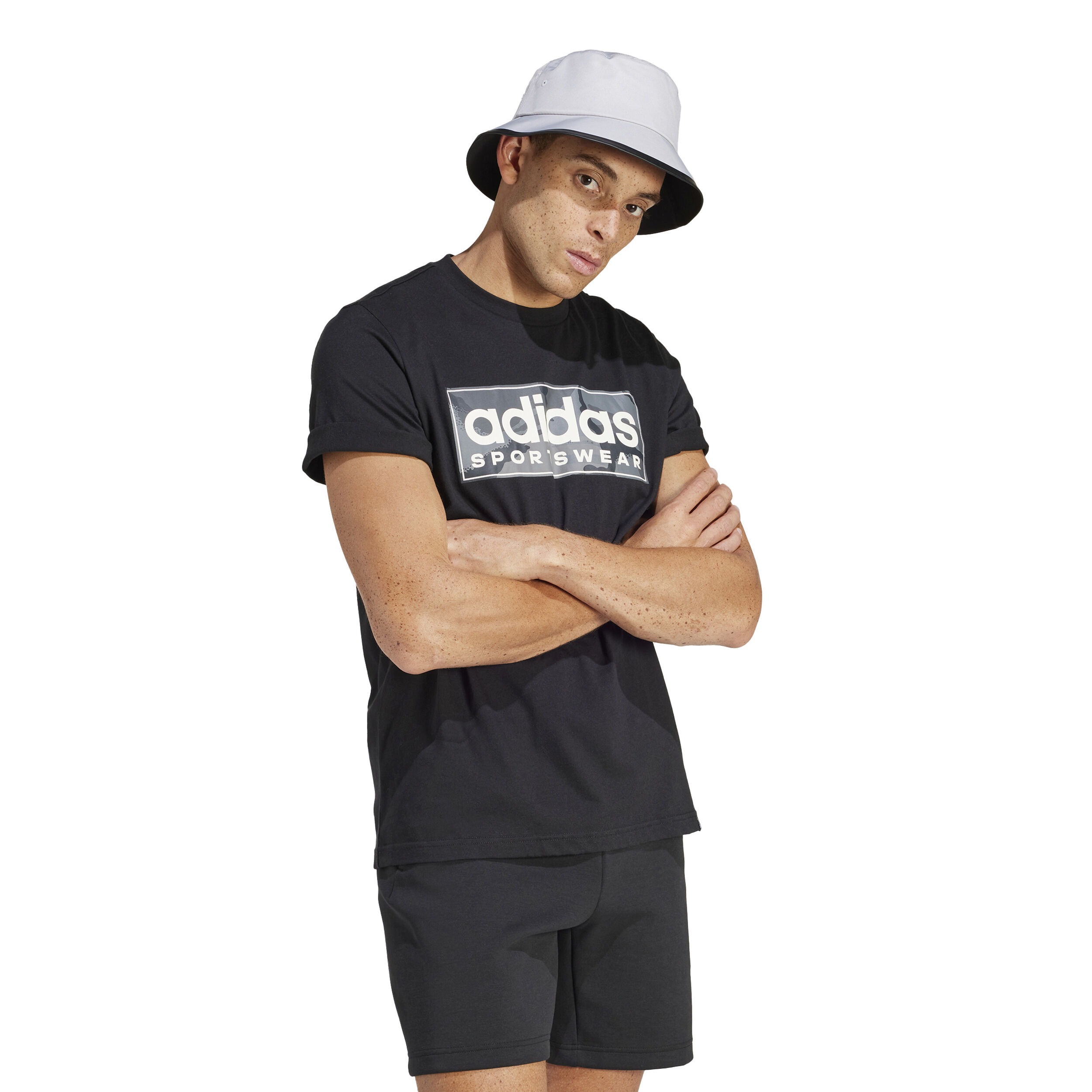 Camo Graphic 2 T-Shirt Herren - Schwarz, Grau