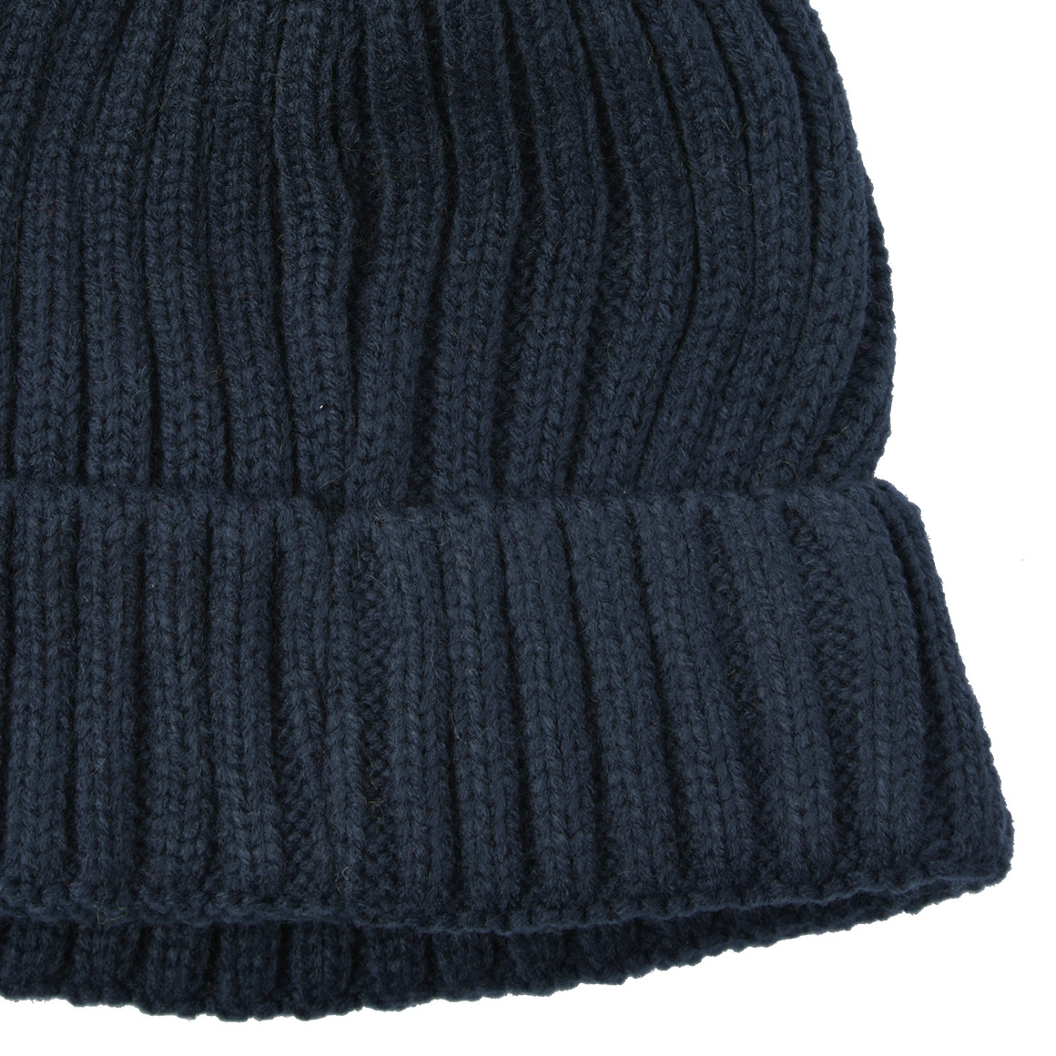 Kinder Strickmütze mit bunten Bommel
