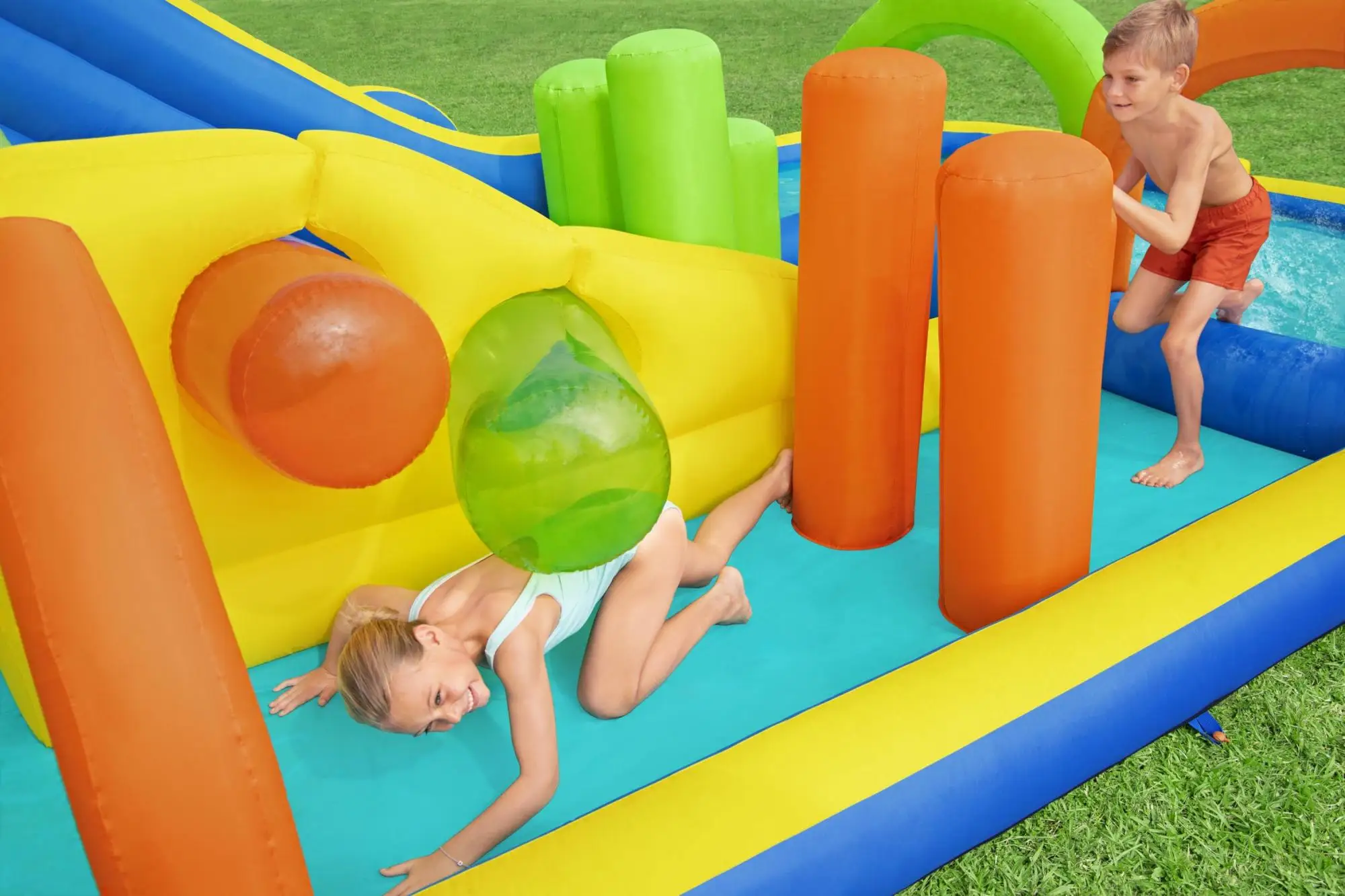 H2OGO! AquaRace Kids Inflatable Water Park