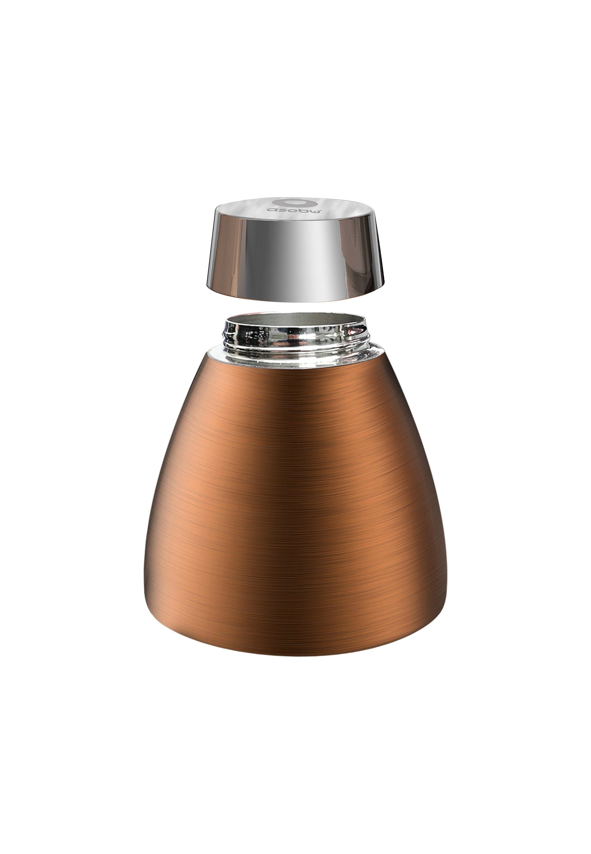 ASOBU Kaffeebereiter PourOver, aus Borosilikatglas und isoliertem Edelstahl