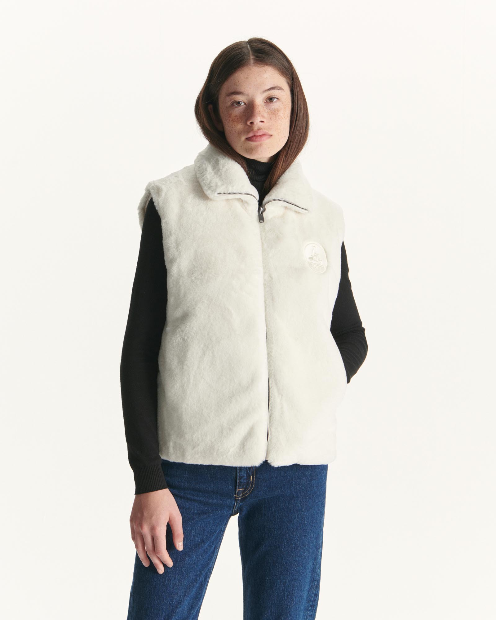 Doudoune sans manches réversible Grand Froid Blanc Daria 2.0