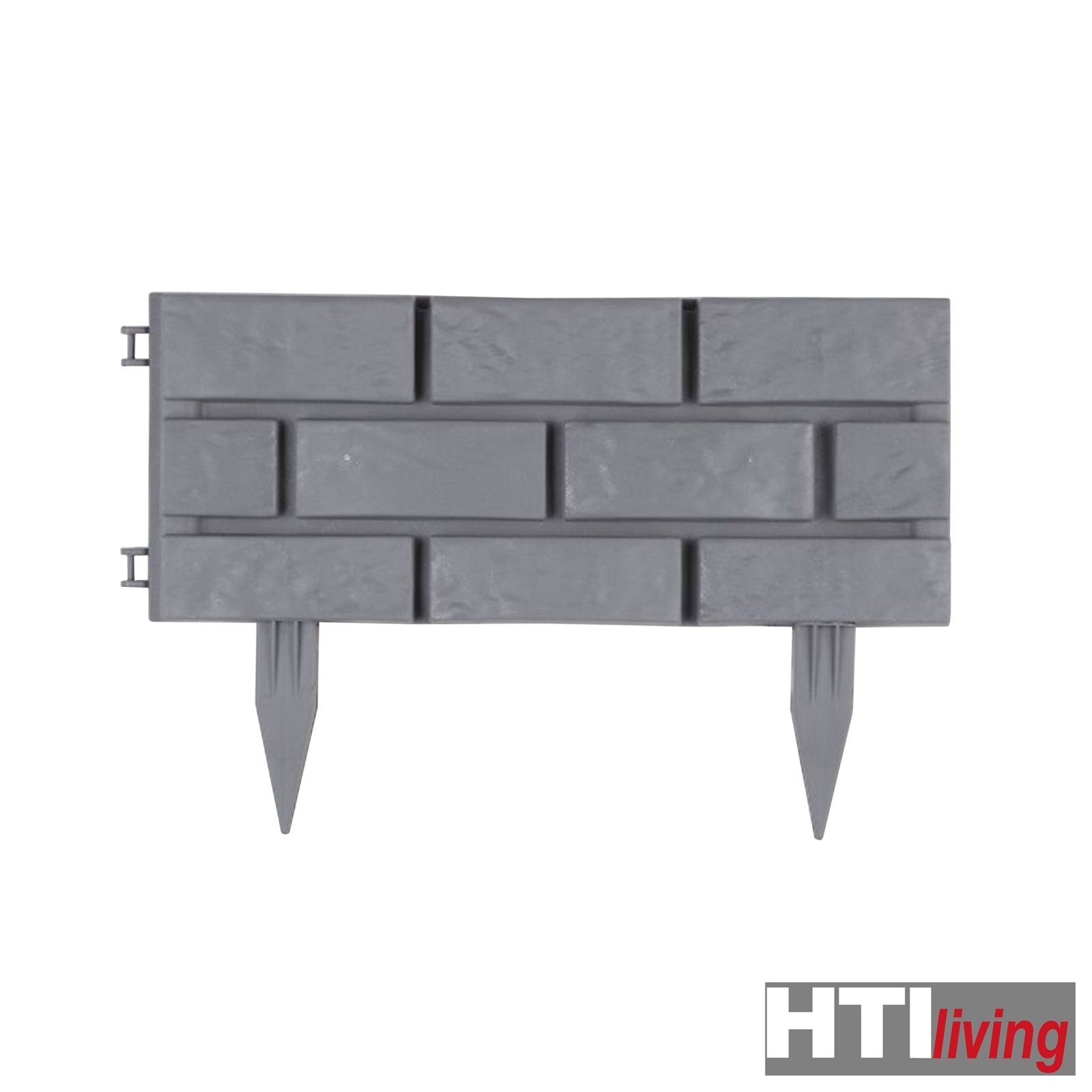 HTI-Living Beetumrandung Beeteinfassung Steinmauer 4-teilig Nessa, Beetbegrenzung Beetumrandung