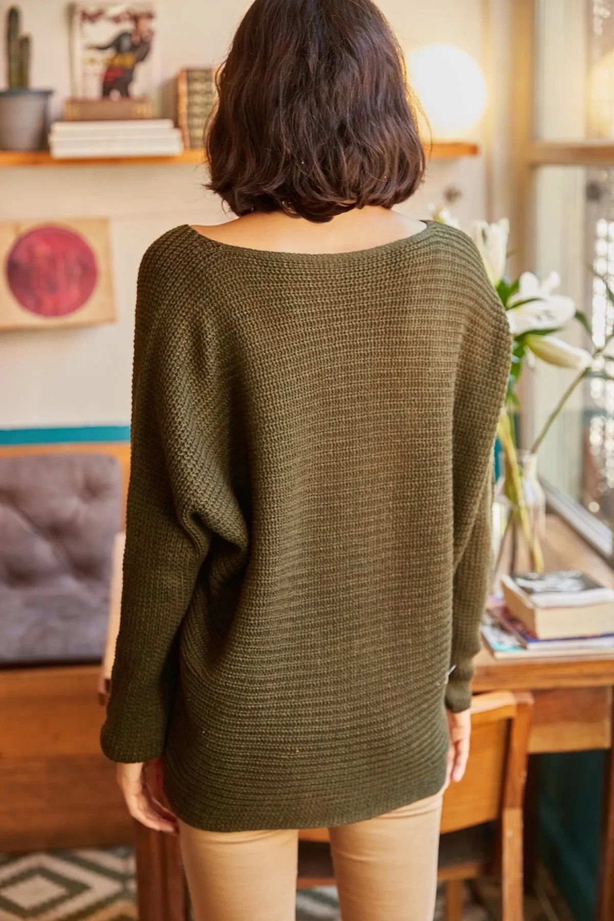 Olalook  Pullover - Khaki - Regular Fit