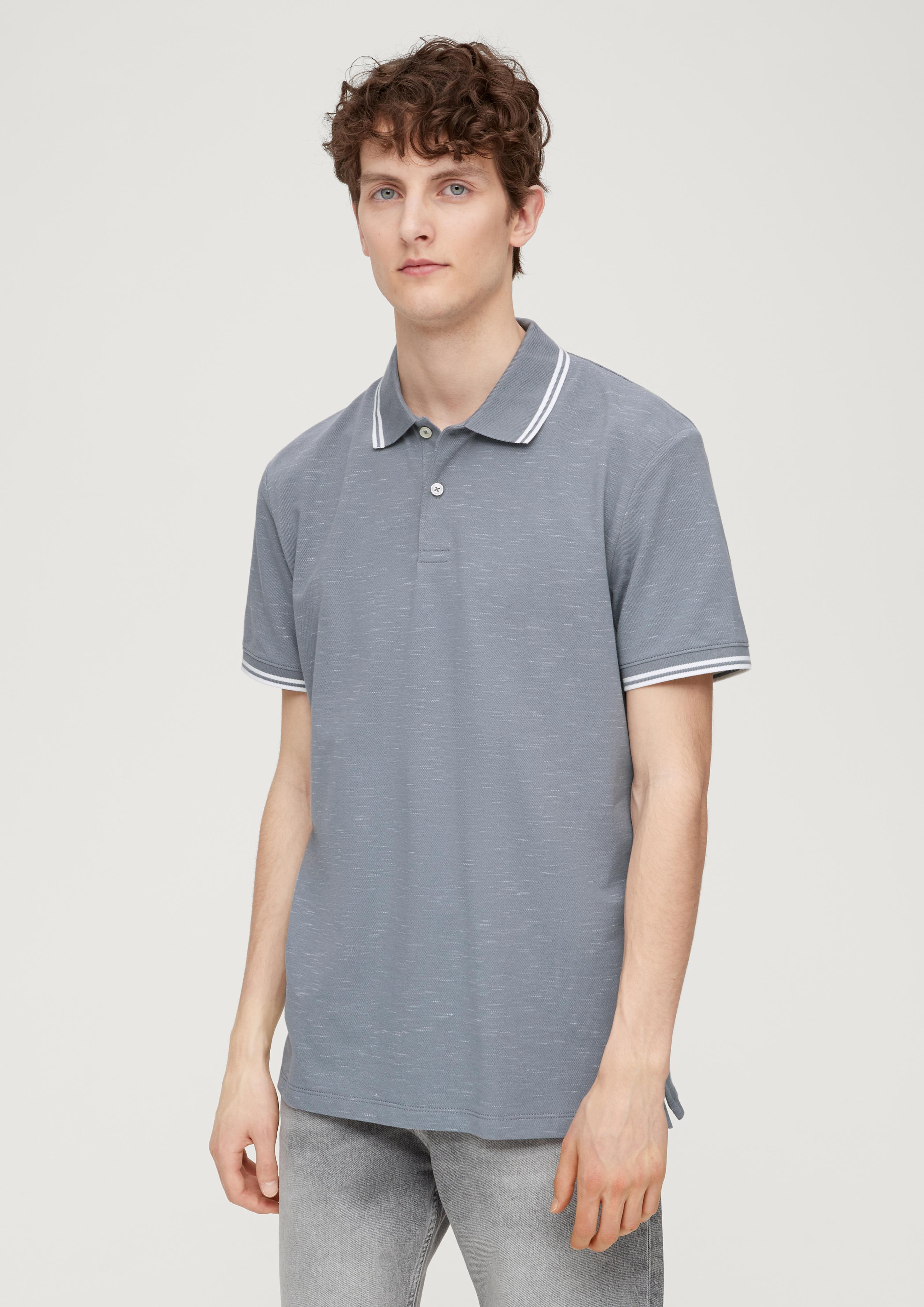 Poloshirt mit Flammgarnstruktur  2131901-95W1