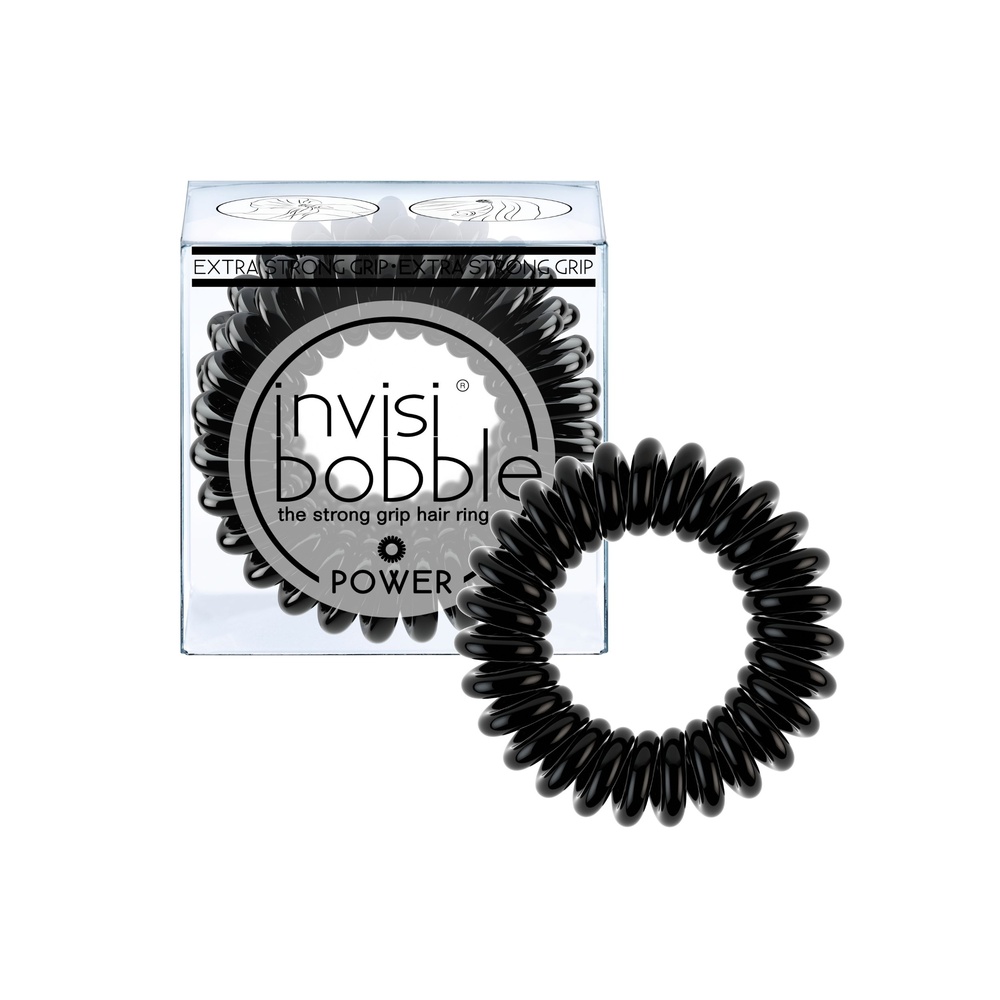Invisibobble POWER True Black Elastique à cheveux