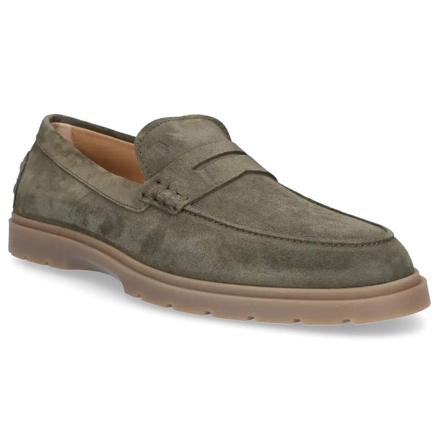 Tod's - Loafer M59K0 Veloursleder - grün